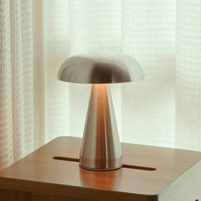 Mivono Brushed Steel Lamp