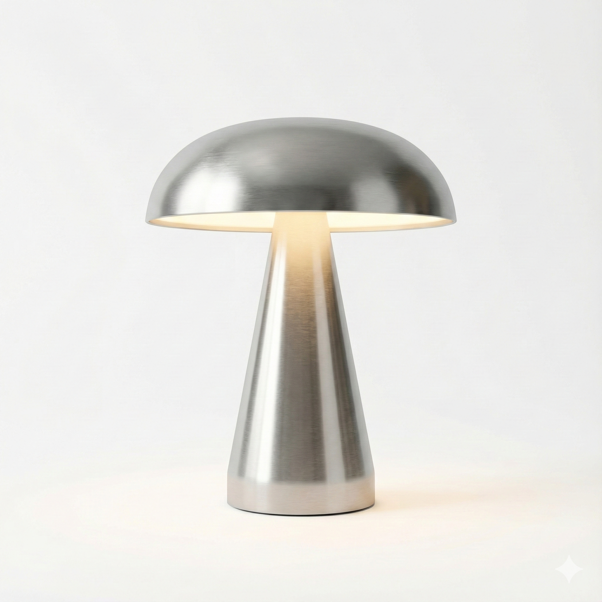 Mivono Brushed Steel Lamp